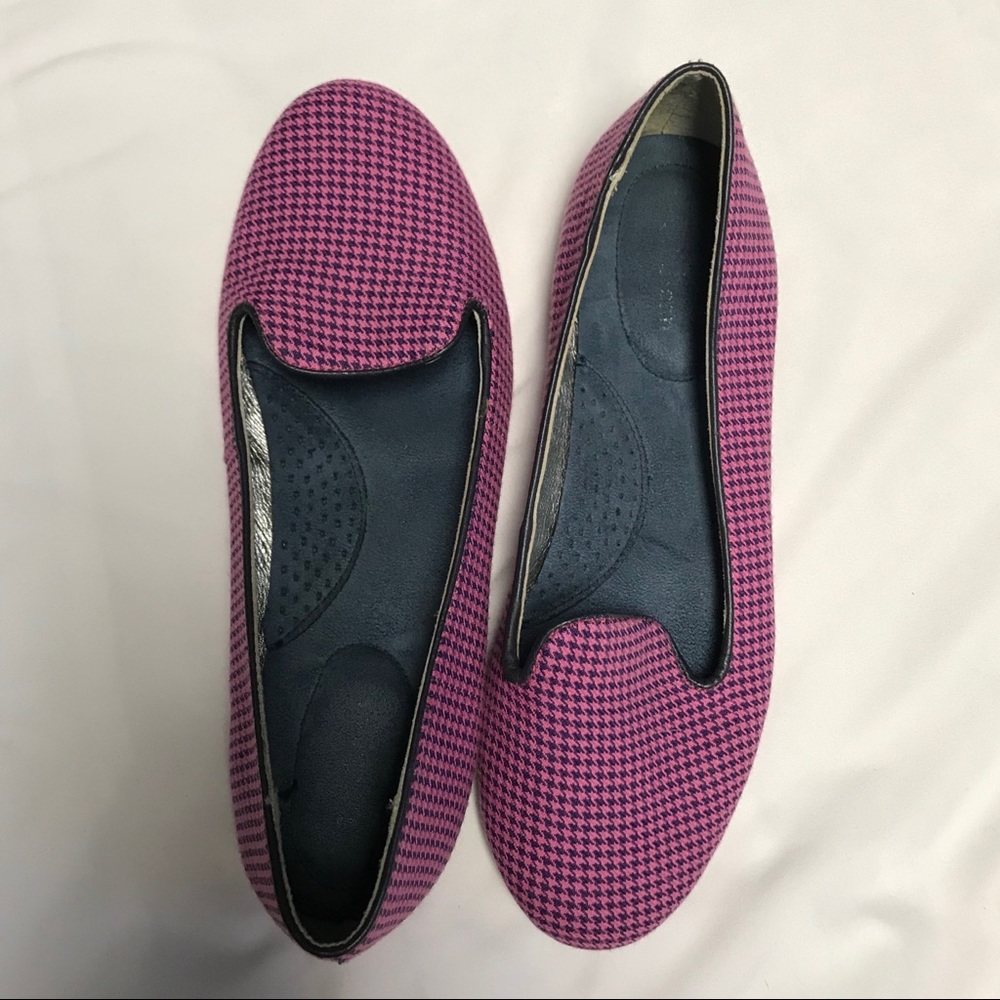 LL Bean Plaid Flats